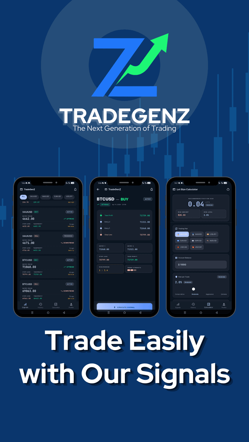 TradeGenz App — Signal Feed